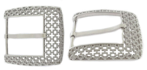 DVA3344-40 mm Created with Swarovksi fine crystale elements in 925 sterling silver buckle